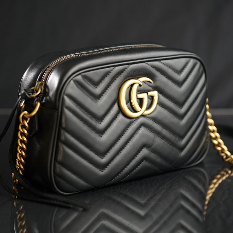 Crossbody Phone Bag Quilted Black
