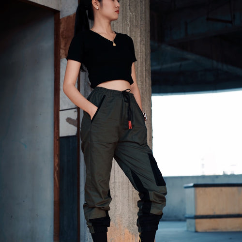 Cargo Joggers Matte Black