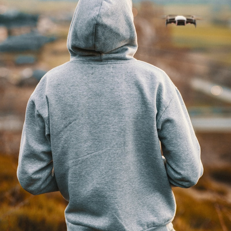 Heavyweight Zip Hoodie Charcoal
