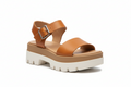 Platform Strap Sandals — Tan