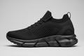 Knit Runner Trainers — Triple Black